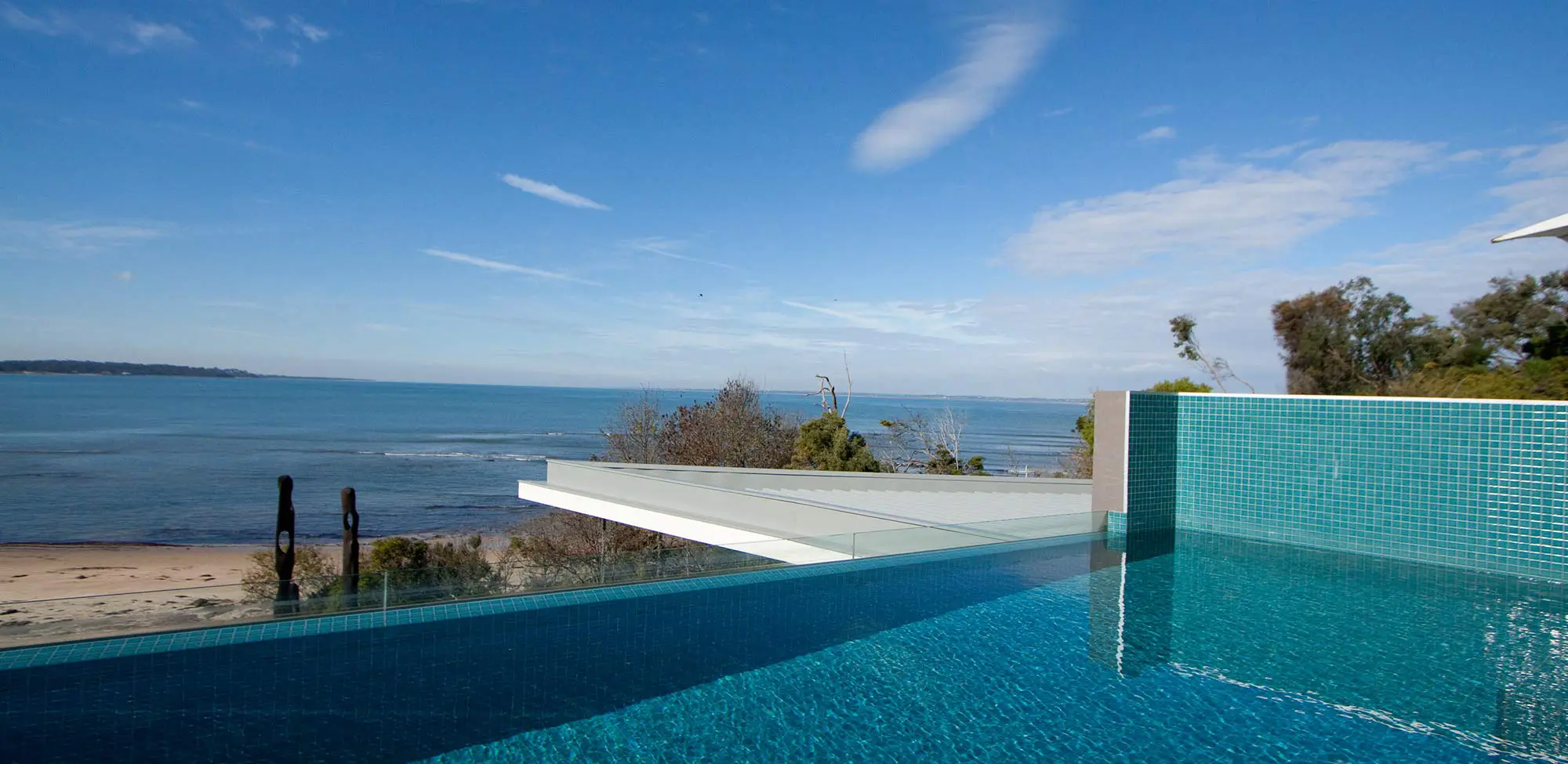 sloping block pool designs