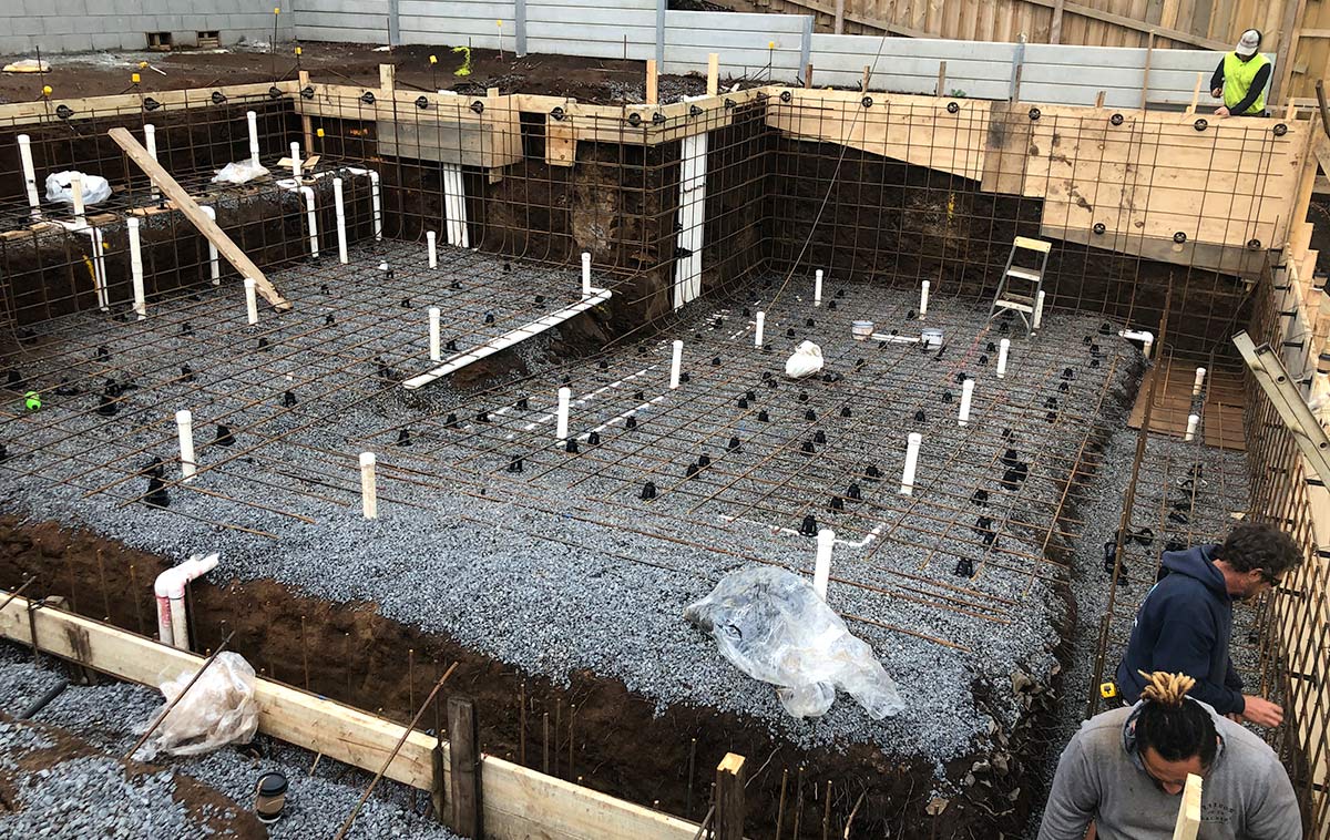 concrete pool construction