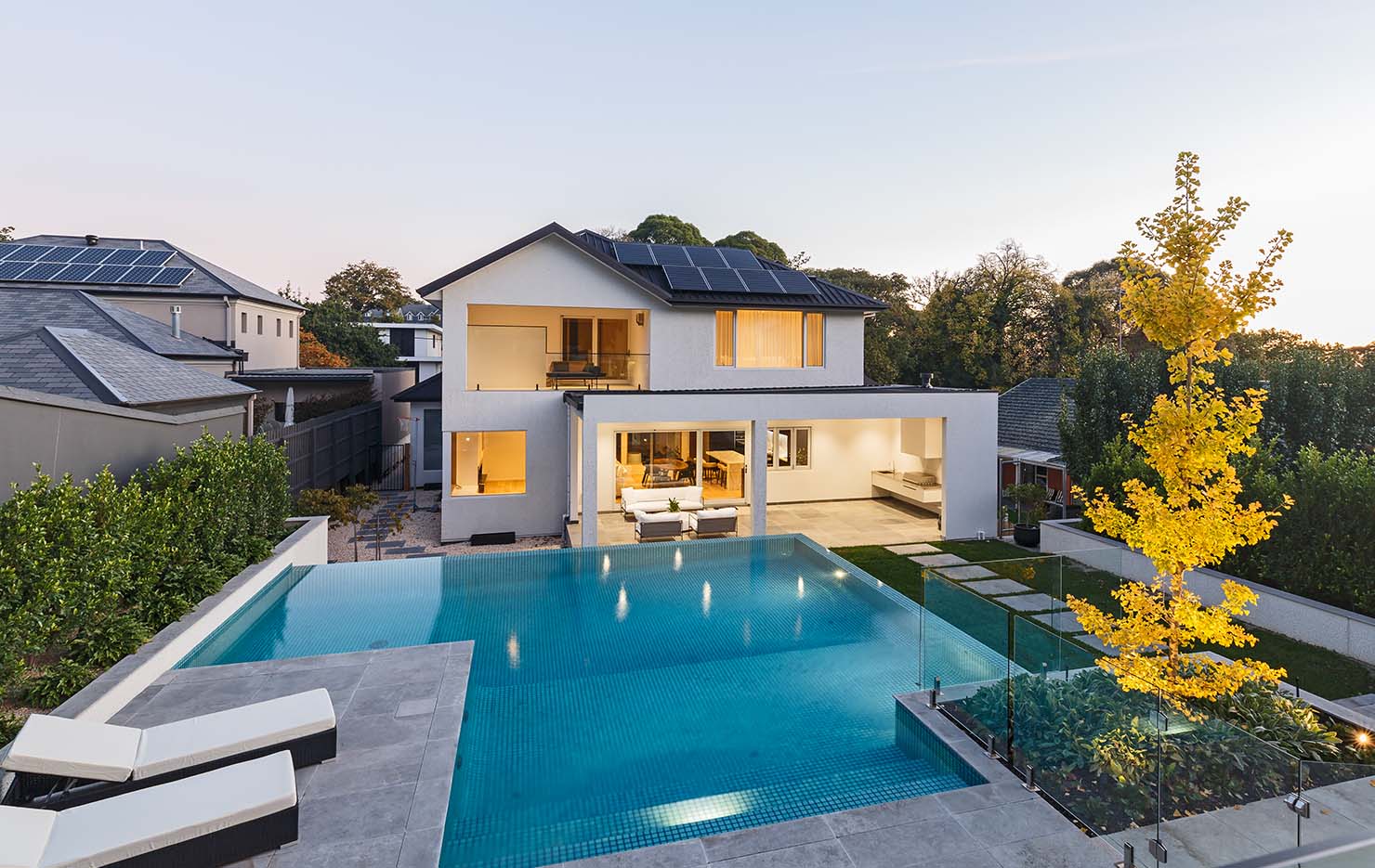 concrete above ground plunge pool