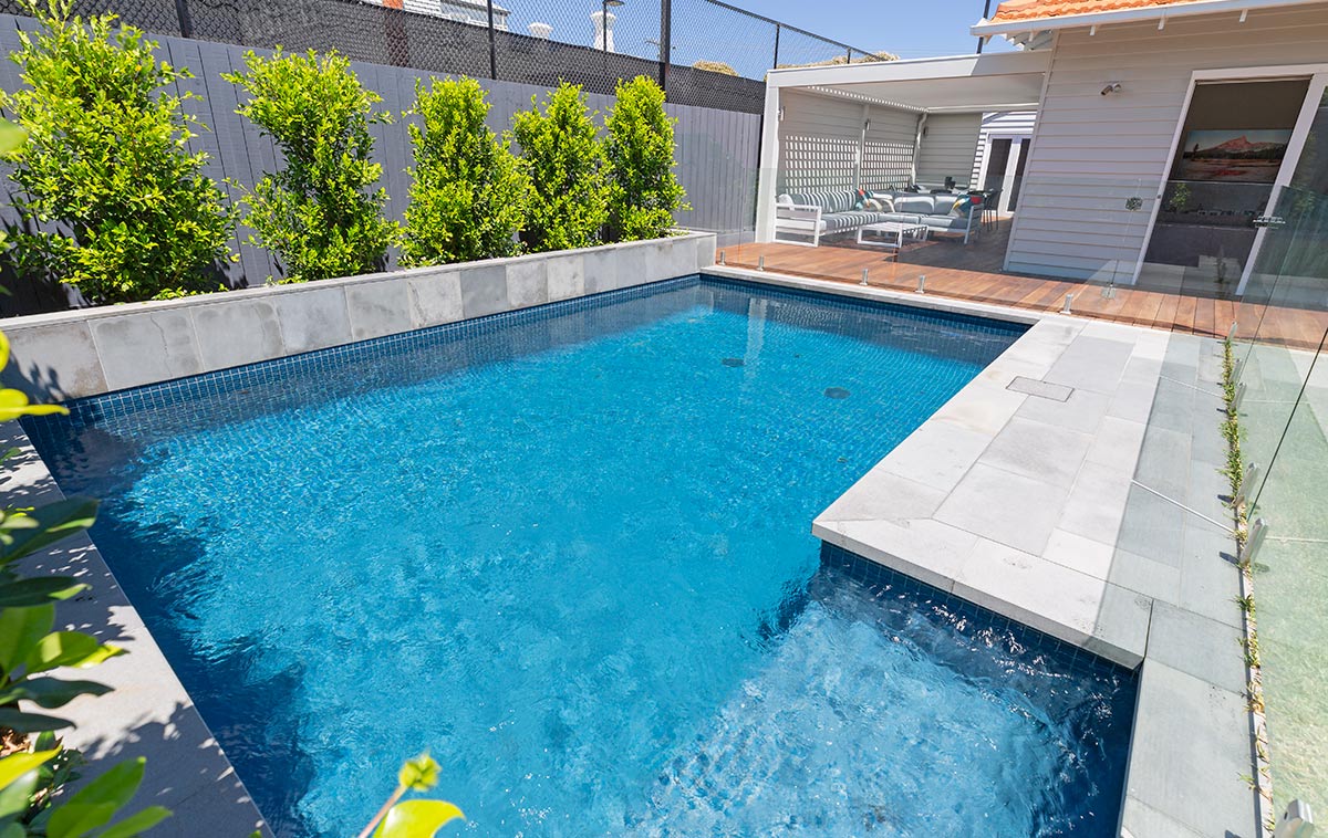 concrete inground pool
