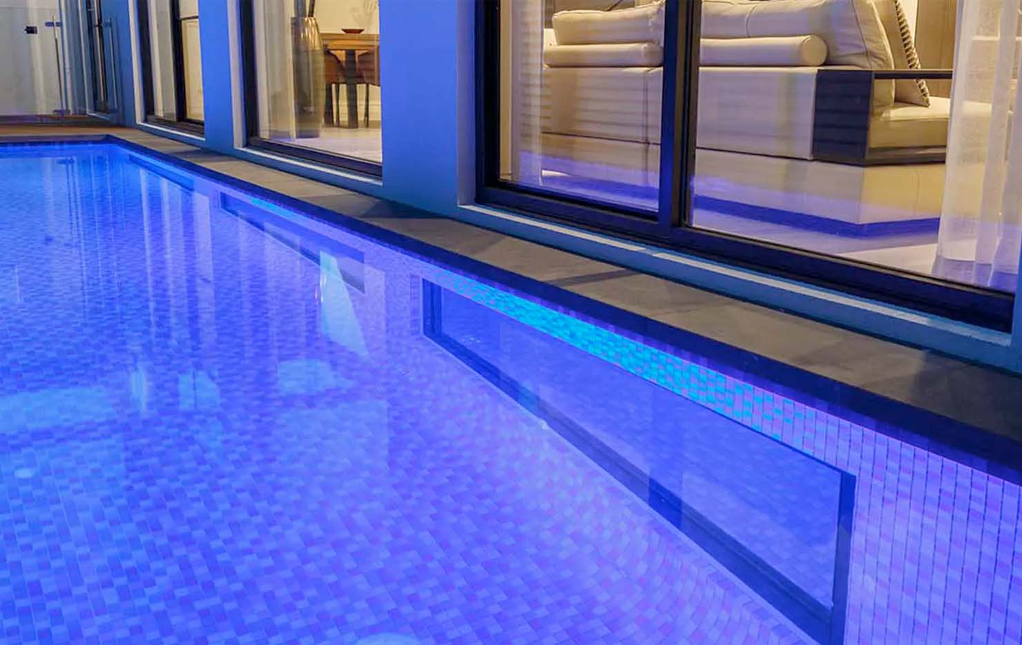 indoor lap pool
