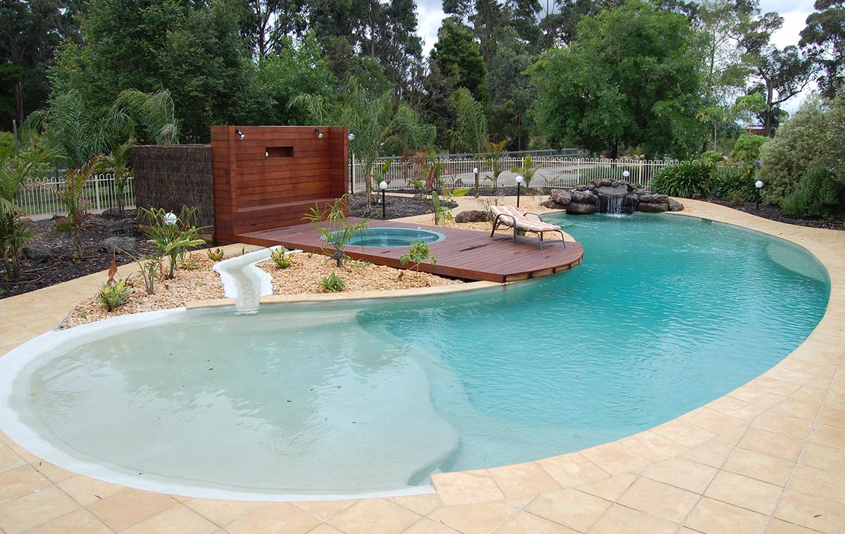 natural pools and spas