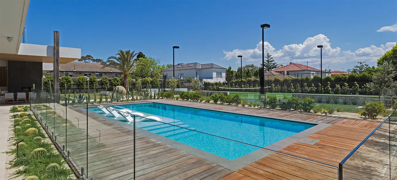 Swimming Pool with Beautiful Landscape